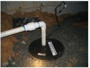 moisture control - sump pump