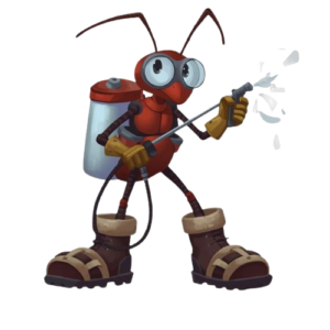 Pest Management Bug Guy Mascot